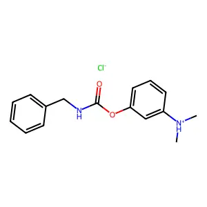 [3-(benzylcarbamoyloxy)phenyl]-dimethylazanium chloride structure