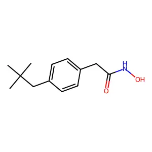 (p-tert-Pentyl)phenylacetohydroxamic acid structure