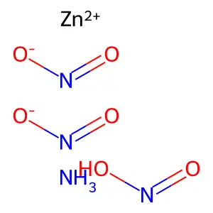 Zinc ammonium nitrite structure
