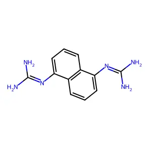 GUANIDINE, 1,5-NAPHTHALENEDI- structure