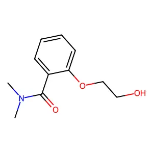 N,N-Dimethyl-o-(beta-hydroxyethoxy)benzamide structure