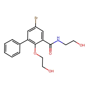 Compound C17H18BrNO4 structure