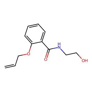 N-(2-hydroxyethyl)-2-prop-2-enoxybenzamide structure