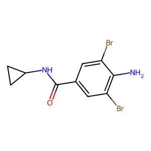 Compound C10H10Br2N2O structure