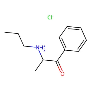(+-)-alpha-(1-(Propylamino)ethyl)benzaldehyde hydrochloride structure