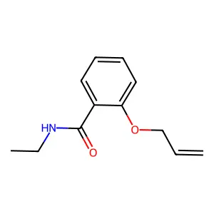 BENZAMIDE, o-ALLYLOXY-N-ETHYL- structure