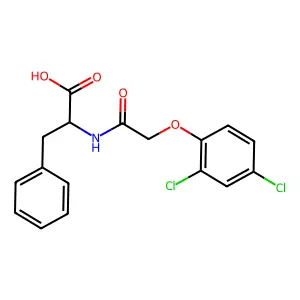 DL-N-(2,4-Dichloro-phenoxyacetyl)-3-phenylalanine structure
