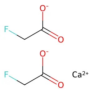 Calcium fluoroacetate structure