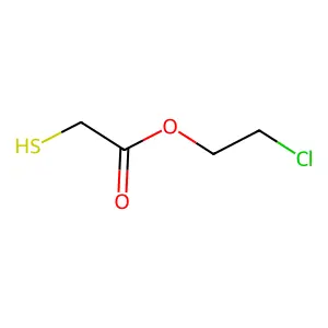 ACETIC ACID, MERCAPTO-, 2-CHLOROETHYL ESTER structure