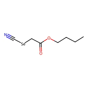 Butyl selenocyanoacetate structure