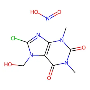 Compound C8H10ClN5O5 structure