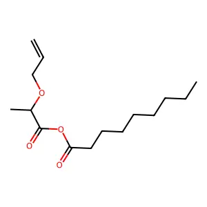 NONANOIC ACID, ESTER with ALLYL LACTATE structure
