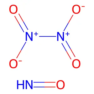 Nitrogen oxide (NO), mixt. with nitrogen oxide (N2O4) structure