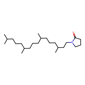 1-(3,7,11,15-tetramethylhexadecyl)pyrrolidin-2-one structure