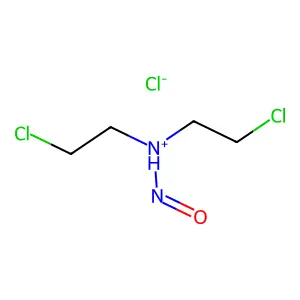 bis(2-chloroethyl)-nitrosoazanium chloride structure
