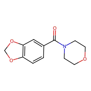 1,3-benzodioxol-5-yl(morpholin-4-yl)methanone structure