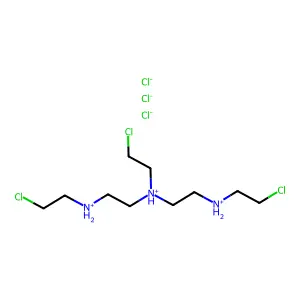 Compound C10H25Cl6N3 structure