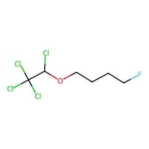 Compound C6H9Cl4FO structure