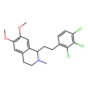 Compound C20H22Cl3NO2 structure