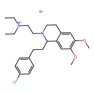 Compound C25H36BrClN2O2 structure
