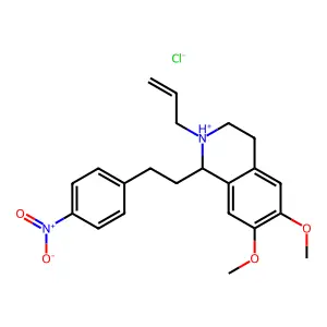 Compound C22H27ClN2O4 structure