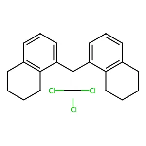 Compound C22H23Cl3 structure