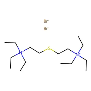AMMONIUM, THIODIETHYLENEBIS(TRIETHYL-, DIBROMIDE structure