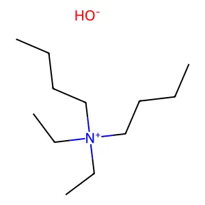 Diethyldi-n-butylammonium hydroxide structure