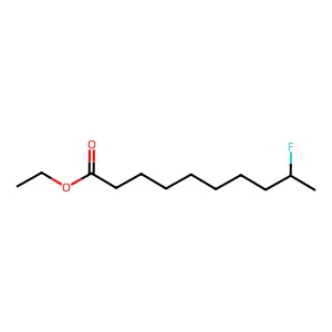 Ethyl 9-fluorodecanoate structure