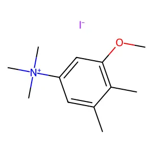 (3-methoxy-4,5-dimethylphenyl)-trimethylazanium iodide structure