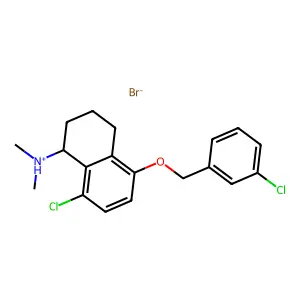 Compound C19H22BrCl2NO structure