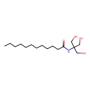 N-[1,3-dihydroxy-2-(hydroxymethyl)propan-2-yl]dodecanamide structure