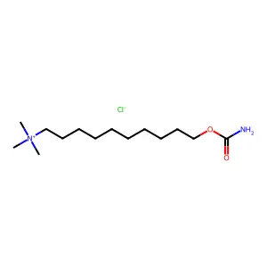 Carbamic acid, 10-(trimethylammonio)decyl ester, chloride structure