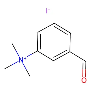 (3-formylphenyl)-trimethylazanium iodide structure