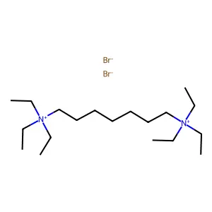 triethyl-[7-(triethylazaniumyl)heptyl]azanium dibromide structure