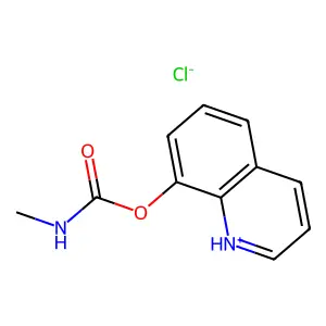 quinolin-1-ium-8-yl N-methylcarbamate chloride structure