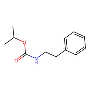propan-2-yl N-(2-phenylethyl)carbamate structure