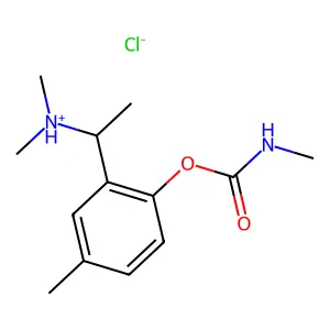 Carbamic acid, methyl-, 2-(alpha-(dimethylamino)ethyl)-p-tolyl ester, hydrochloride structure