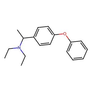 N,N-diethyl-1-(4-phenoxyphenyl)ethanamine structure