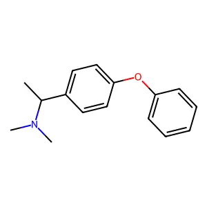 N,N-dimethyl-1-(4-phenoxyphenyl)ethanamine structure