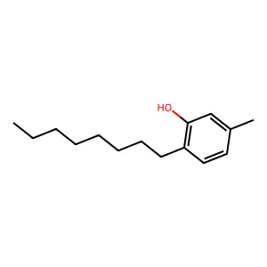 m-Cresol, 6-octyl- structure