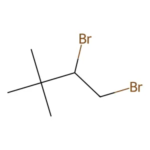1,2-Dibromo-3,3-dimethylbutane structure