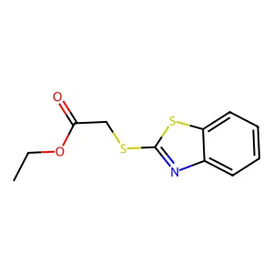 BENZOTHIAZOLETHIOL, 2-ETHOXYCARBONYLMETHYL- structure