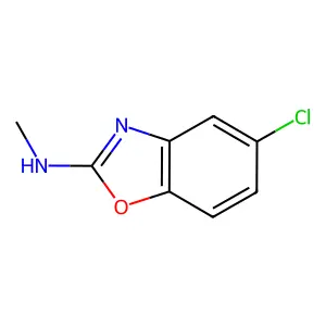 5-chloro-N-methyl-1,3-benzoxazol-2-amine structure