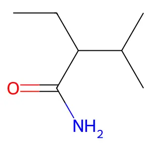 2-ethyl-3-methylbutanamide structure