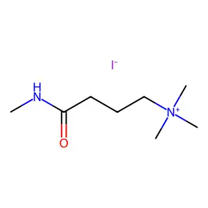 trimethyl-[4-(methylamino)-4-oxobutyl]azanium iodide structure
