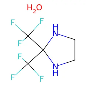 Compound C5H8F6N2O structure