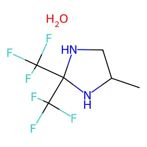 Compound C6H10F6N2O structure