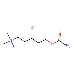 Carbamic acid, 5-(trimethylammonio)pentyl ester, chloride structure