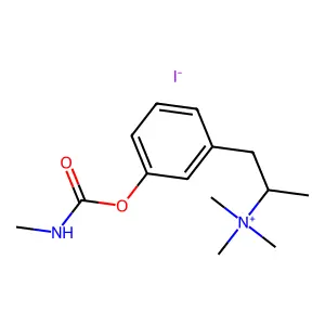 Carbamic acid, methyl-, 3-(2-(trimethylammonio)propyl)phenyl ester, iodide structure